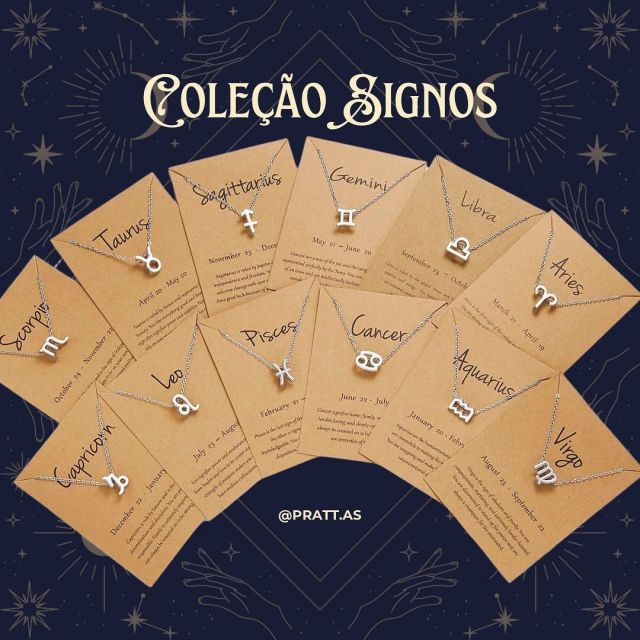 ♉️ Colar Signos | Prattas®

Colares da coleção #signos